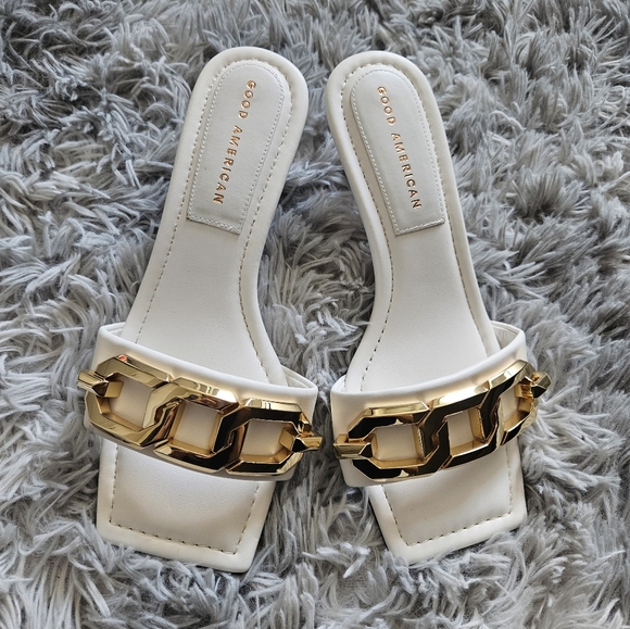 Good American Sandals Brand New - Picture 8 of 12